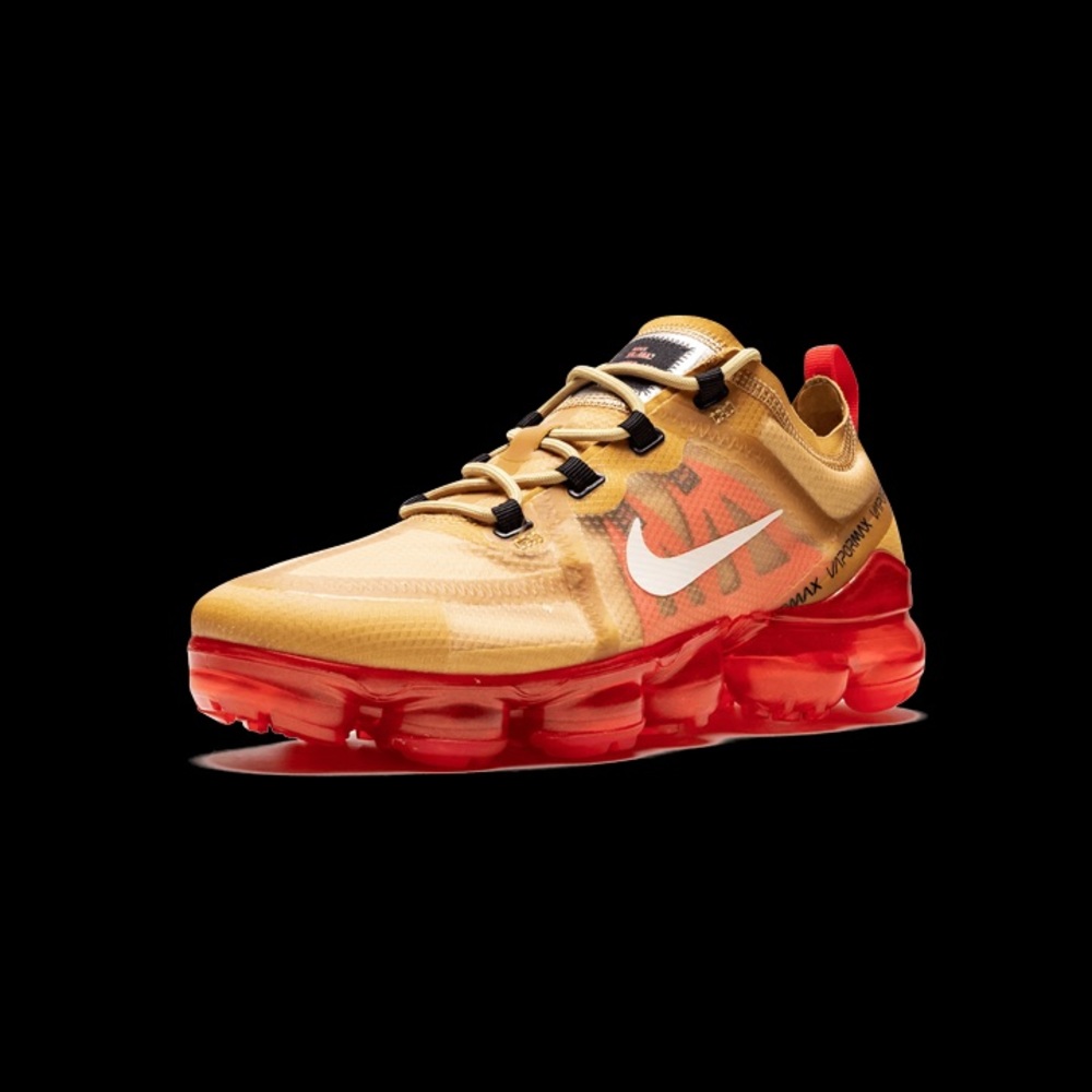 Nike Air VaporMax Gold & Red